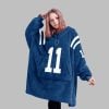 2025 Pittman Jr 11 Indianapolis Blanket Hoodie 9 2025 Pittman Jr 11 Indianapolis Blanket Hoodie 5