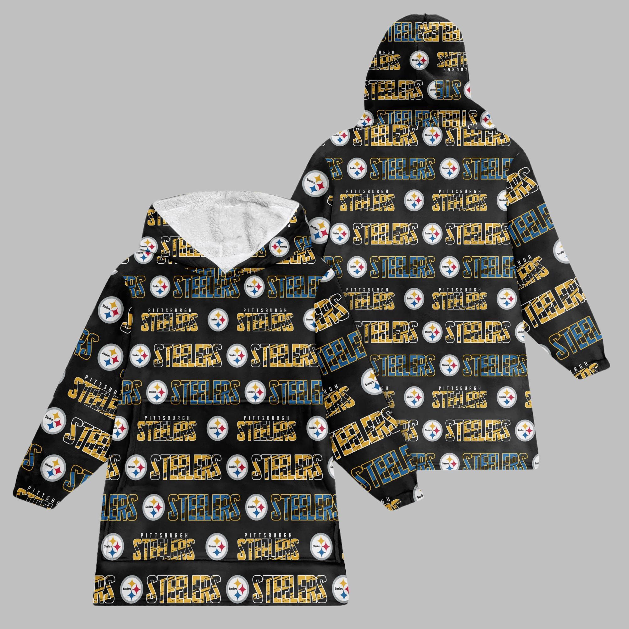 2025 Pittsburgh Football Blanket Hoodie 1 2025 Pittsburgh Football Blanket Hoodie 1