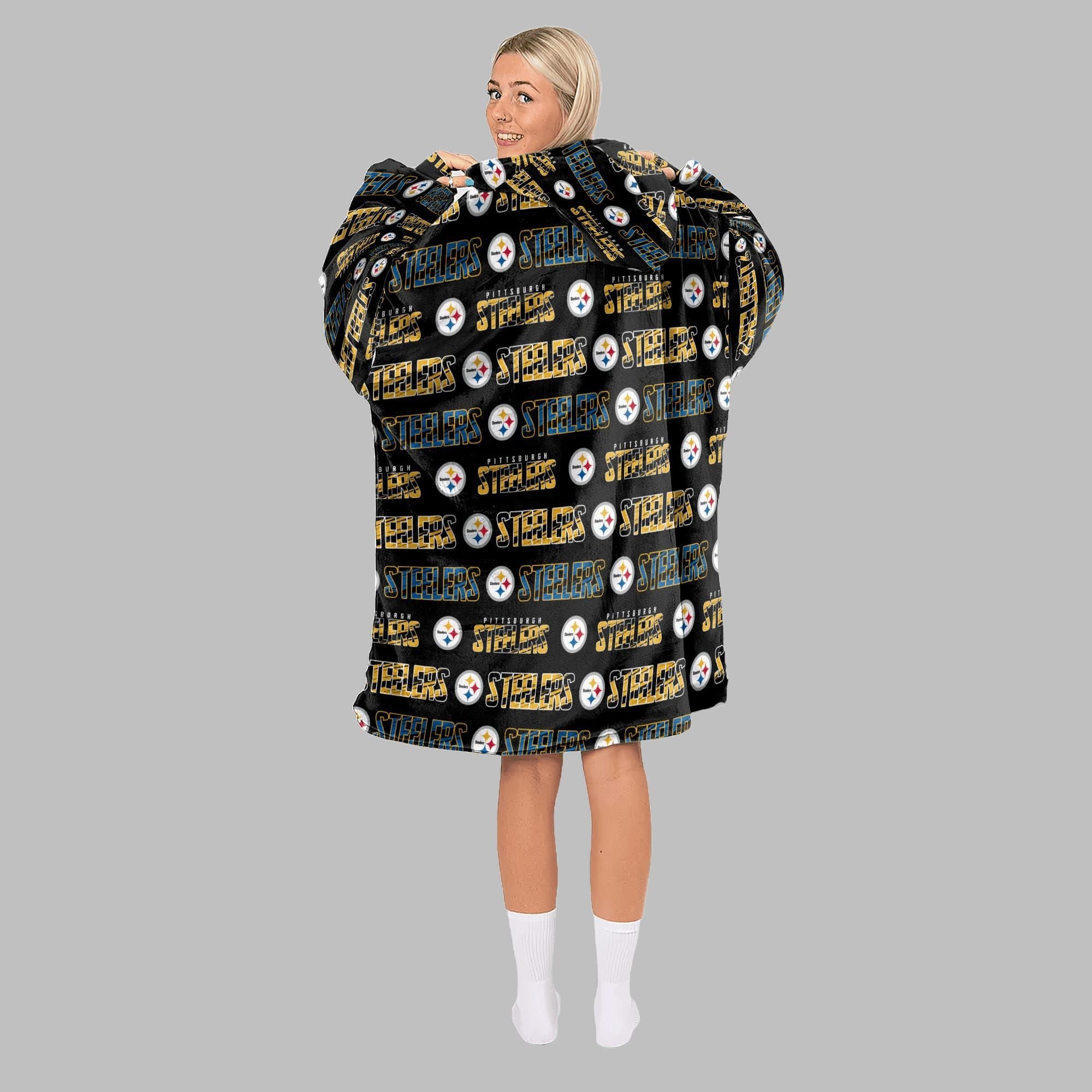 2025 Pittsburgh Football Blanket Hoodie 2 2025 Pittsburgh Football Blanket Hoodie 2
