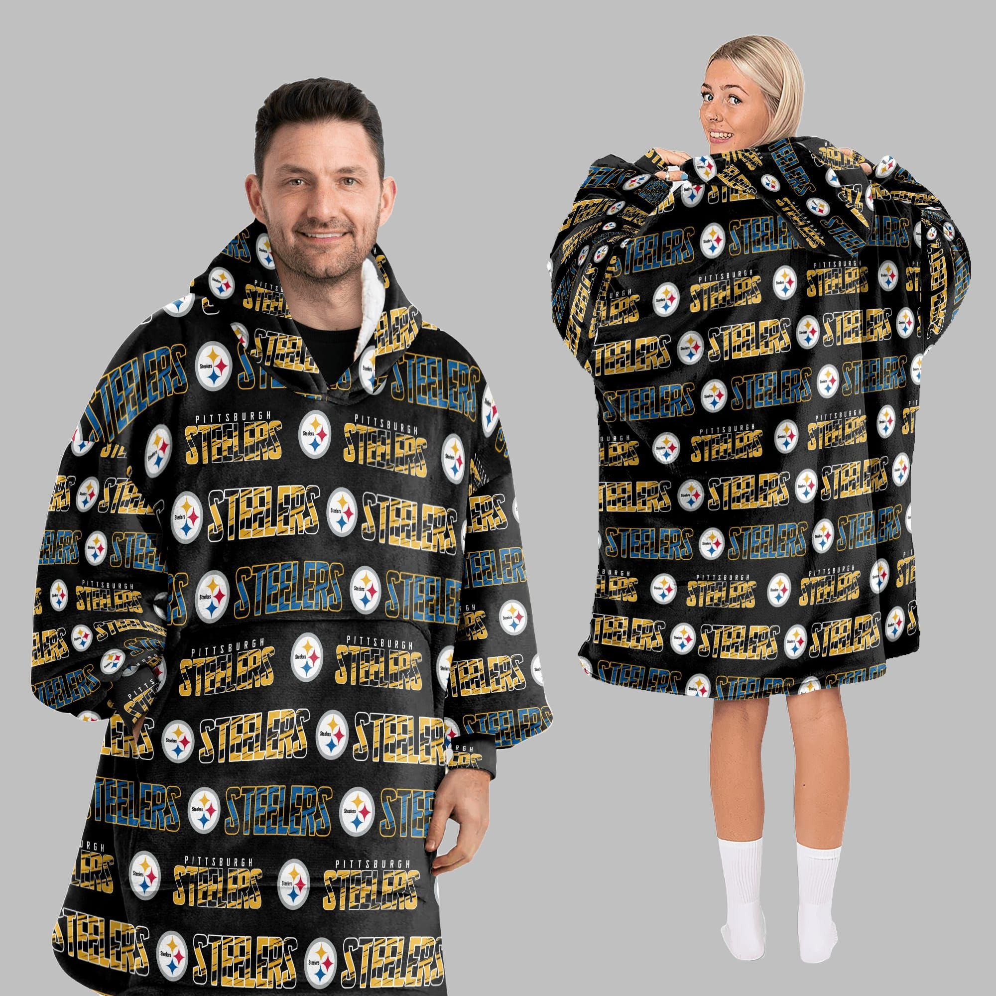 2025 Pittsburgh Football Blanket Hoodie 3 2025 Pittsburgh Football Blanket Hoodie 3