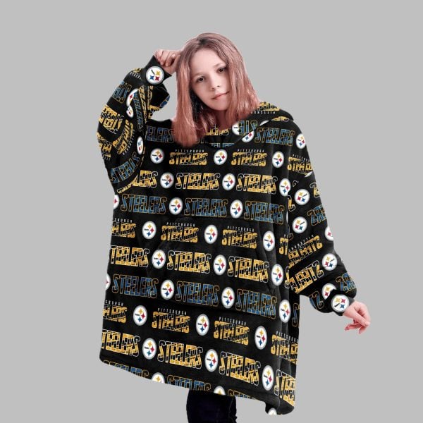 2025 Pittsburgh Football Blanket Hoodie 4