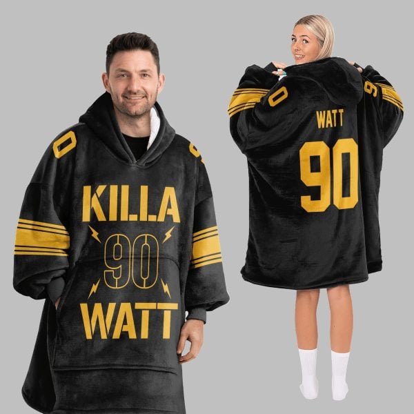 2025 Pittsburgh Killa 90 Watt Blanket Hoodie 3