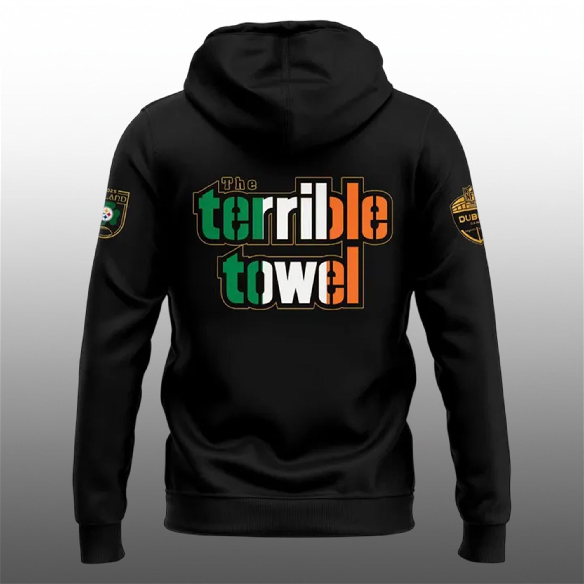 2025 Pittsburgh Steelers Blitzin In Dublin Hoodie 3 2025 Pittsburgh Steelers Blitzin In Dublin Hoodie 2