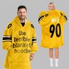 2025 Pittsburgh The Terrible Blanket Hoodie Watt Blanket Hoodie 2