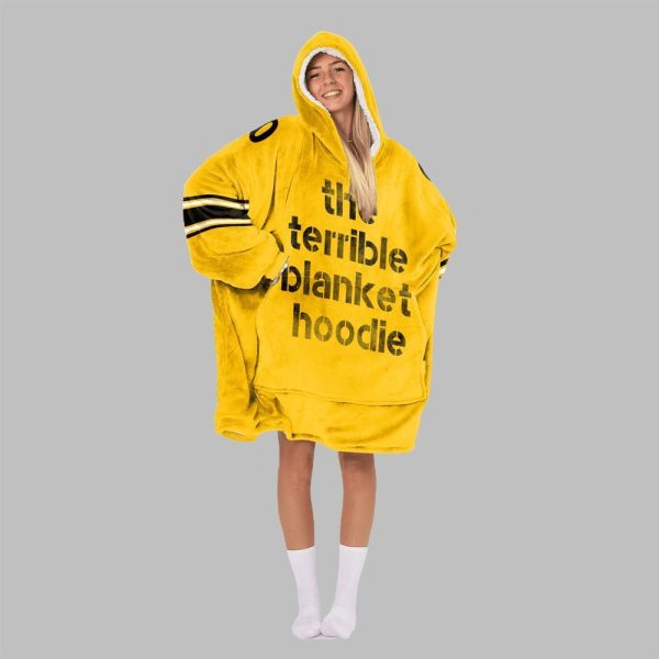 2025 Pittsburgh The Terrible Blanket Hoodie Watt Blanket Hoodie 3