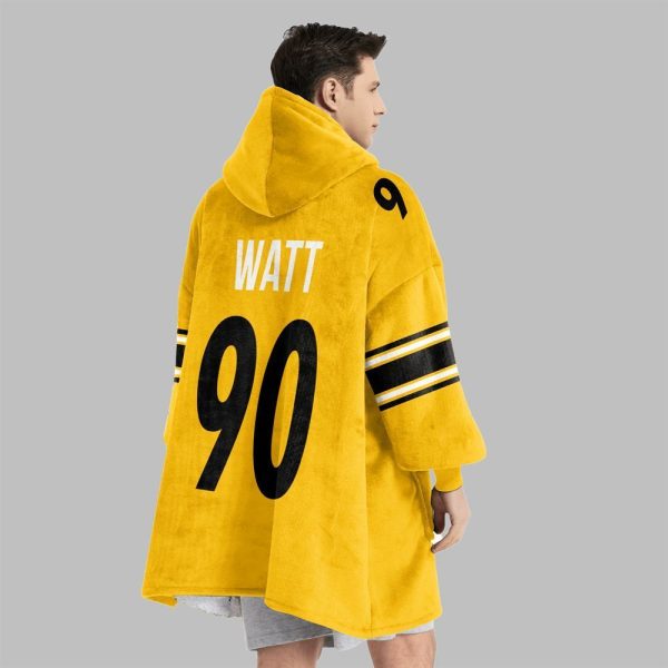 2025 Pittsburgh The Terrible Blanket Hoodie Watt Blanket Hoodie 4