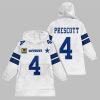 2025 Prescott 4 Captain Dalllas Football Blanket Hoodie 2