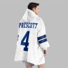 2025 Prescott 4 Captain Dalllas Football Blanket Hoodie 4