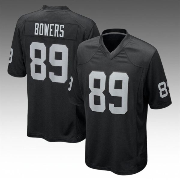 2025 Raiders Brock Bowers Jersey 1 2