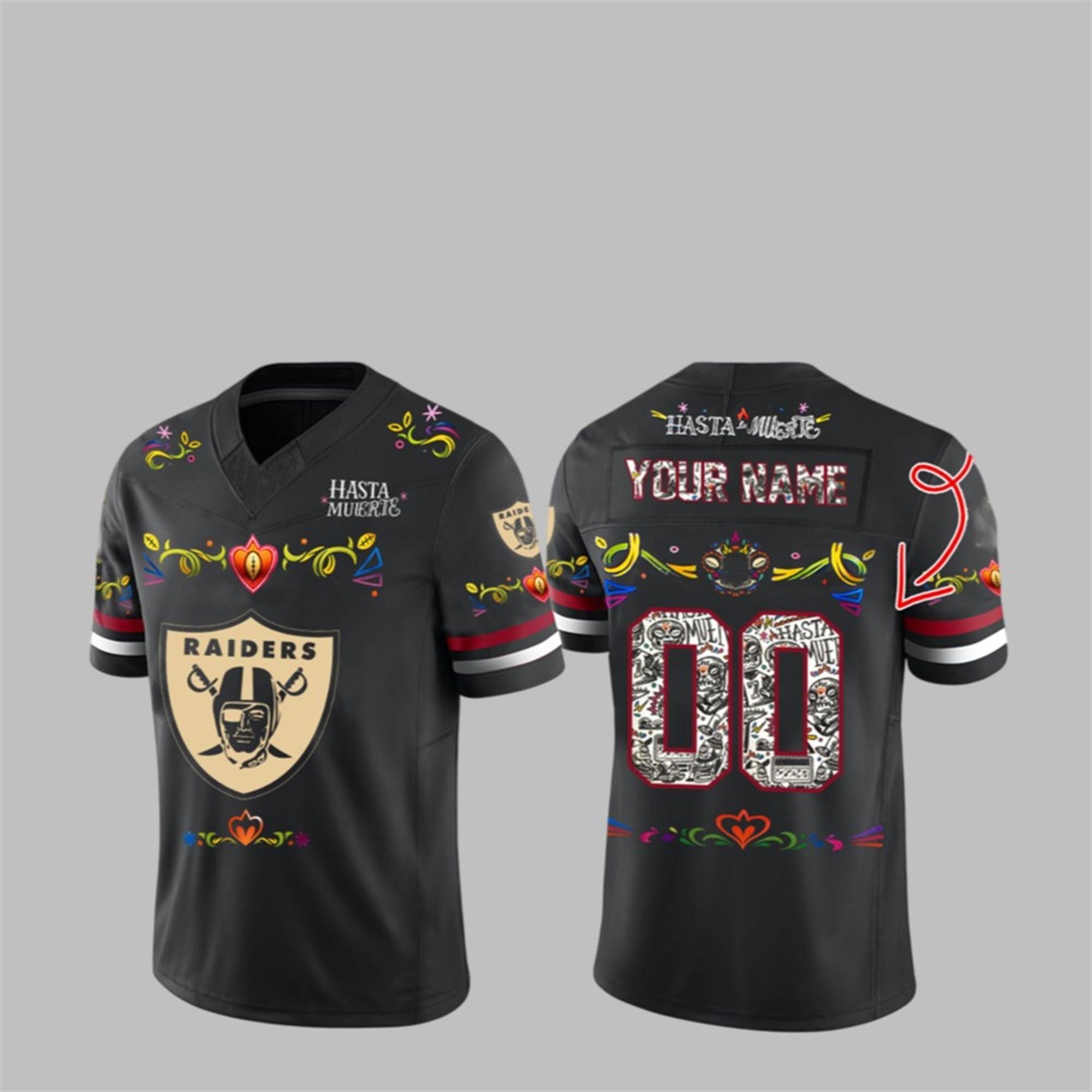 2025 Raiders Hasta la Muerte Jersey 1 1 2025 Raiders Hasta la Muerte Jersey 1 1