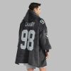 2025 Raiders Nation Crosby 98 Blanket Hoodie 2