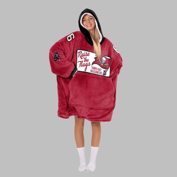 2025 Raise The Hags Buccaneers Blanket Hoodie 2