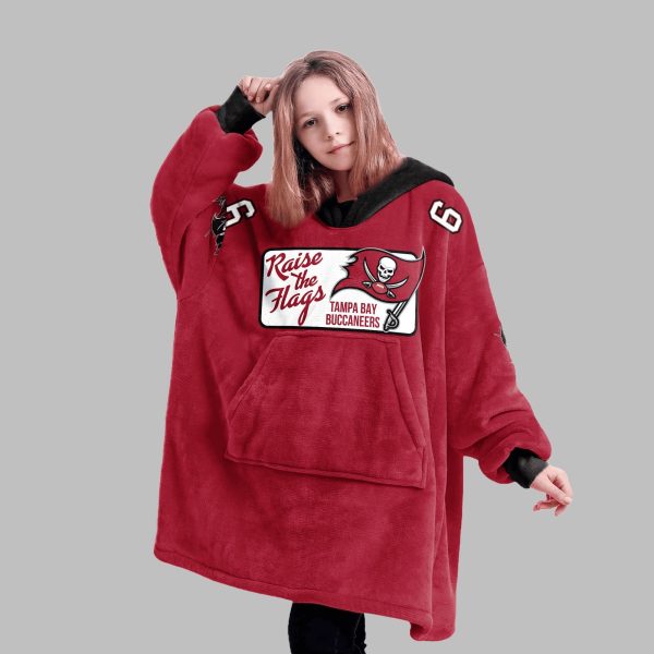 2025 Raise The Hags Buccaneers Blanket Hoodie 3