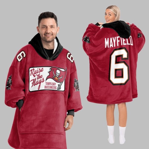 2025 Raise The Hags Buccaneers Blanket Hoodie 5
