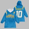 2025 Rams Die Hard Bolt Club Inland Empire Blanket Hoodie 1