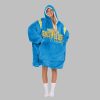 2025 Rams Die Hard Bolt Club Inland Empire Blanket Hoodie 5