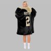 2025 Rattler 2 New Orleans Football Blanket Hoodie 2