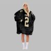 2025 Rattler 2 New Orleans Football Blanket Hoodie 4