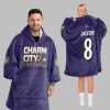 2025 Ravens Charm City Football 8 Jackson Blanket Hoodie 6 2025 Ravens Charm City Football 8 Jackson Blanket Hoodie 2