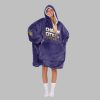2025 Ravens Charm City Football 8 Jackson Blanket Hoodie 8 2025 Ravens Charm City Football 8 Jackson Blanket Hoodie 4