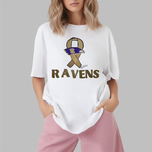 2025 Ravens Crucial Catch Sunny Rose Shirt 1 2