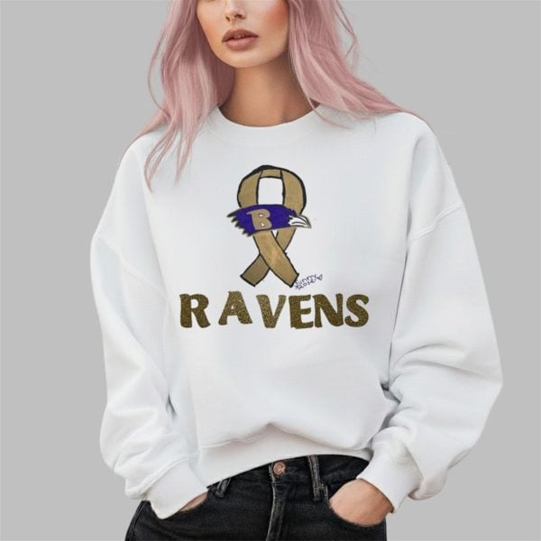 2025 Ravens Crucial Catch Sunny Rose Shirt 2 3