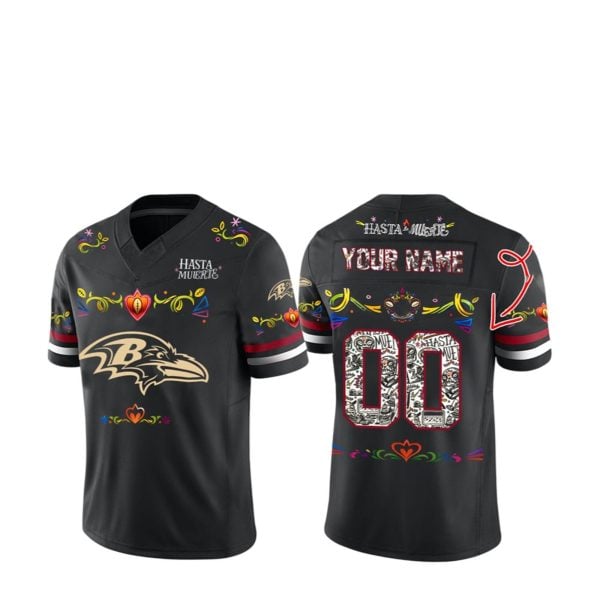 2025 Ravens Hasta la Muerte Jersey 1 2