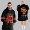 2025 SF 49ers For The Faithful Blanket Hoodie 5