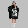 2025 Saquon Barkley 26 Eagles Blanket Hoodie 7 2025 Saquon Barkley 26 Eagles Blanket Hoodie 3