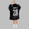 2025 Saquon Barkley 26 Eagles Blanket Hoodie 8 2025 Saquon Barkley 26 Eagles Blanket Hoodie 4
