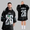 2025 Saquon Barkley 26 Eagles Blanket Hoodie 9 2025 Saquon Barkley 26 Eagles Blanket Hoodie 5
