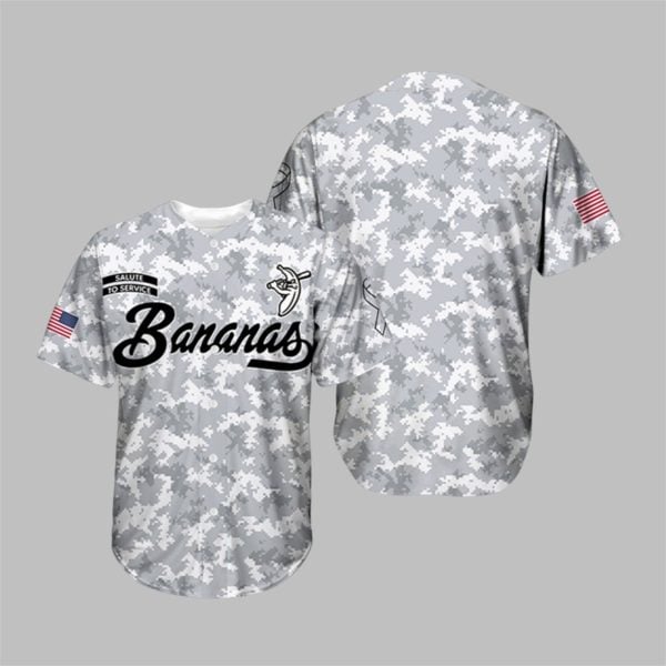 2025 Savannah Bananas Military Appreciation Night Jersey 1 1