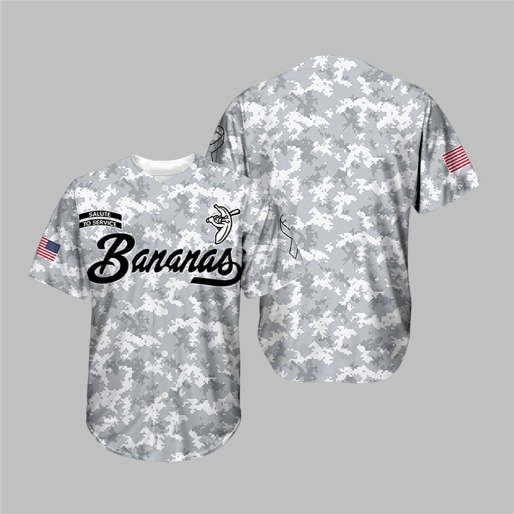 2025 Savannah Bananas Military Appreciation Night Jersey 1 1 2025 Savannah Bananas Military Appreciation Night Jersey 1 1
