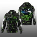 2025 Seahawks Graffiti For Life Hoodie