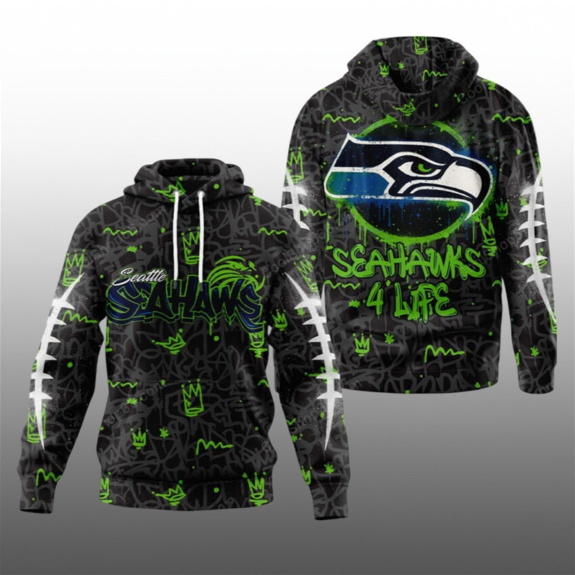 2025 Seahawks Graffiti For Life Hoodie 1 1 2025 Seahawks Graffiti For Life Hoodie 1 1