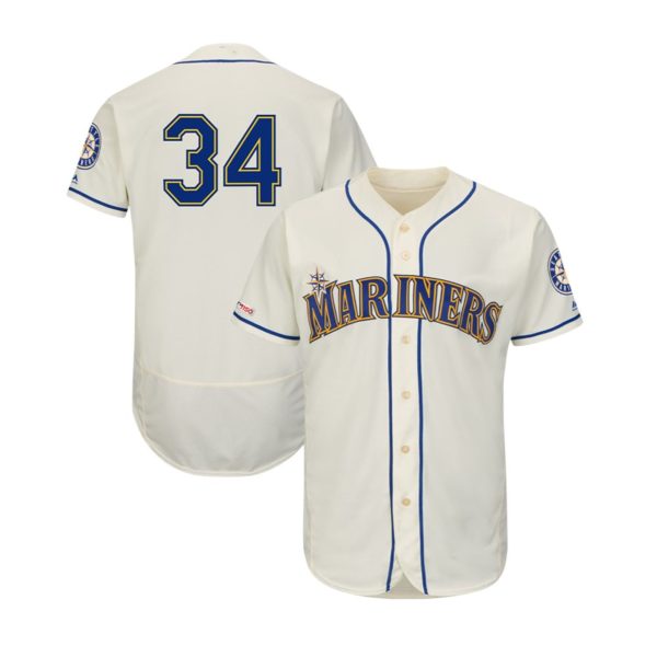 2025 Seattle Mariners Felix Hernandez Jersey 1 2