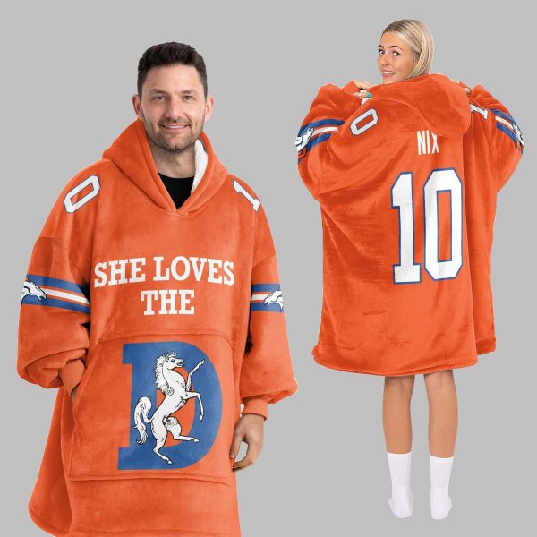 2025 She Loves The Denver Blanket Hoodie 5