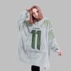 2025 Smith Njigba 11 Seattle Blanket Hoodie 2