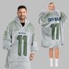 2025 Smith Njigba 11 Seattle Blanket Hoodie 4