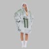 2025 Smith Njigba 11 Seattle Blanket Hoodie 5