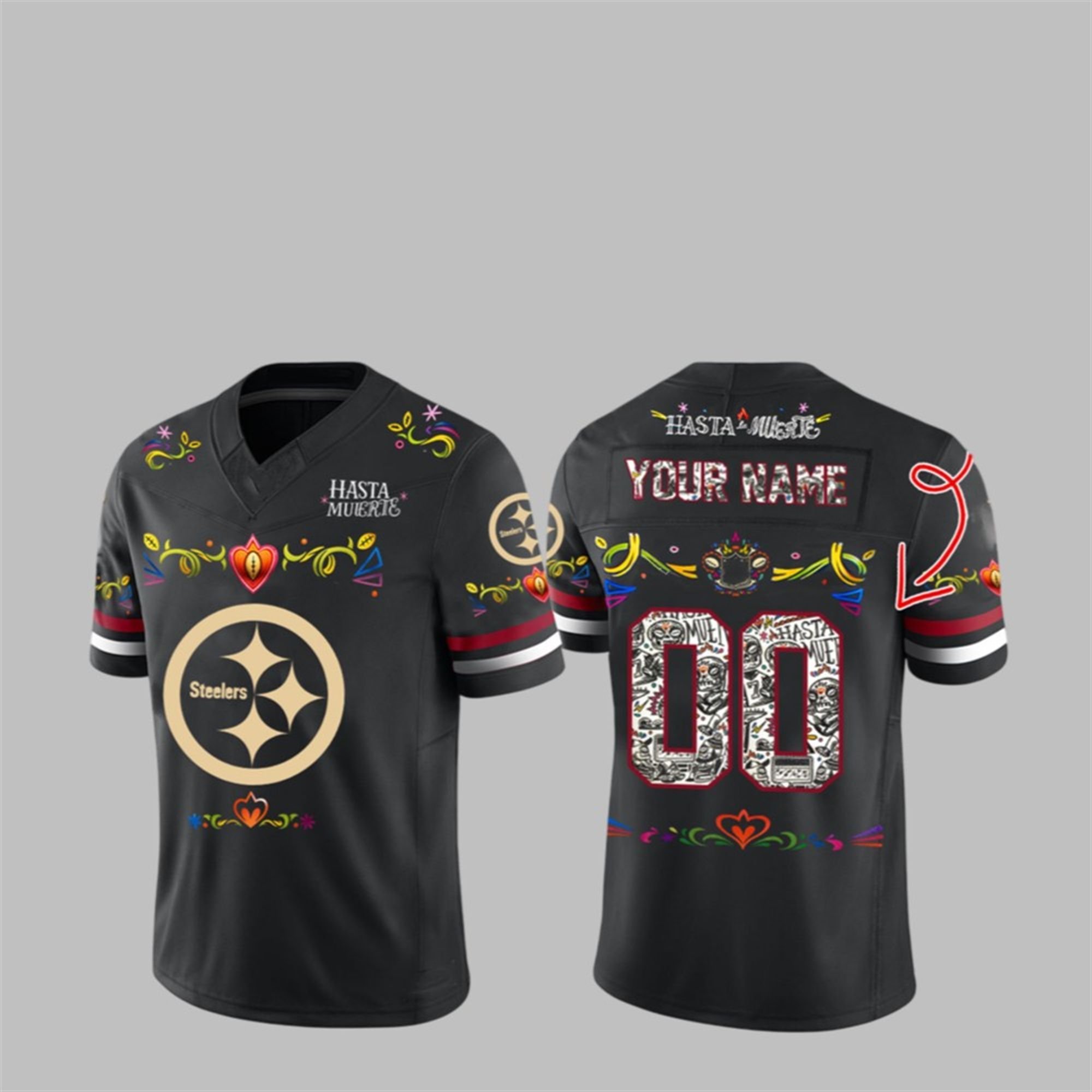 2025 Steelers Hasta la Muerte Jersey 1 1 2025 Steelers Hasta la Muerte Jersey 1 1