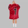 2025 Stroud 7 Captain Houston Football Blanket Hoodie 2
