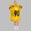 2025 TJ Watt 9 Pittsburgh Blanket Hoodie 7 2025 TJ Watt 9 Pittsburgh Blanket Hoodie 3