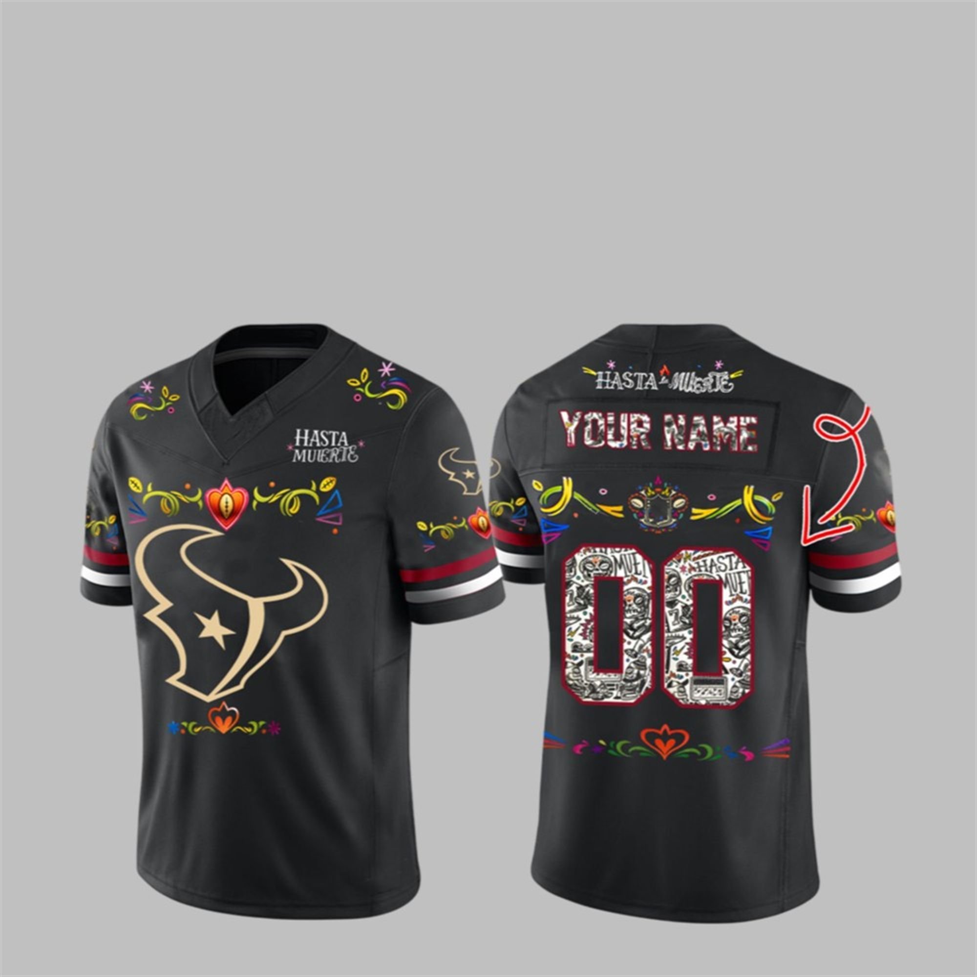 2025 Texans Hasta la Muerte Jersey 1 1 2025 Texans Hasta la Muerte Jersey 1 1