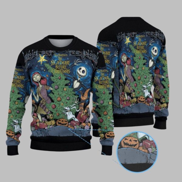 2025 Tim Burton's The Nightmare Before Christmas Ugly Sweater