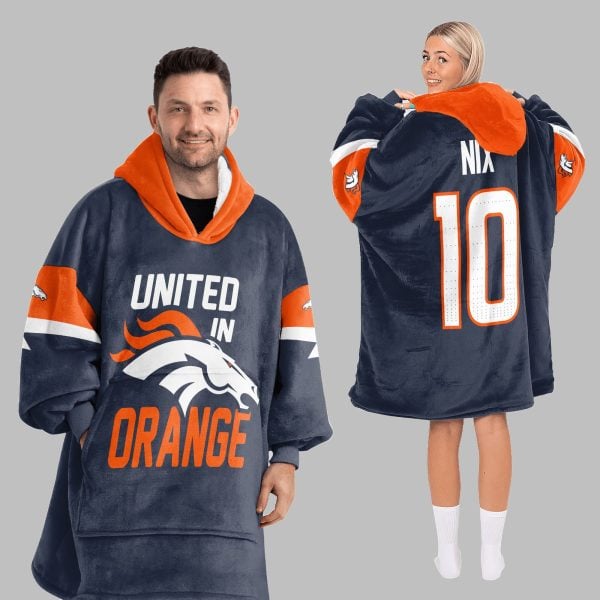 2025 United In Orange Denver Blanket Hoodie 5