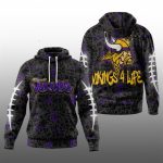 2025 Vikings Graffiti For Life Hoodie