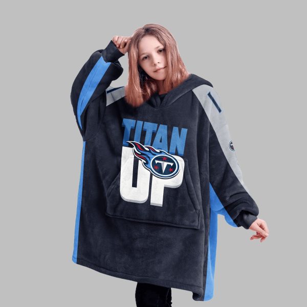 2025 Ward 1 Titan Up Tennessee Blanket Hoodie 4