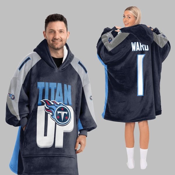 2025 Ward 1 Titan Up Tennessee Blanket Hoodie 5