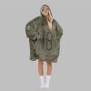 2025 Williams 18 Bears Football Blanket Hoodie 2